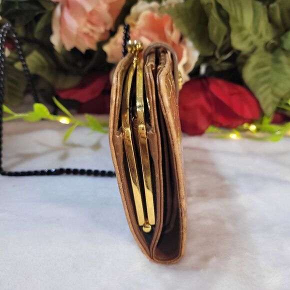 Authentic MIU MIU Crocodile-Embossed Wallet - Picture 5 of 17